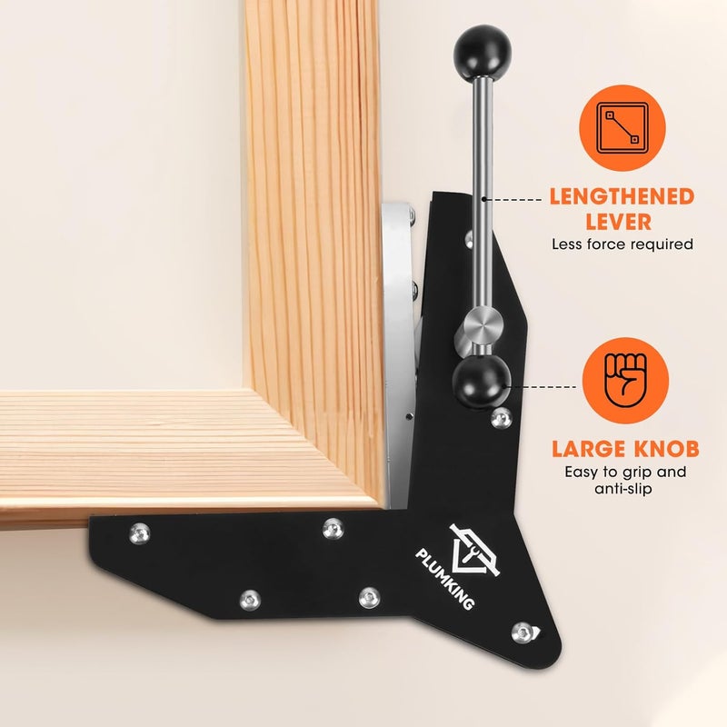 Plumking 2PCS Miter Clamps for Woodworking, Corner Clamps for Making Window Casing, Door Casing, Picture Frames, Cabinet Trim - Image 5